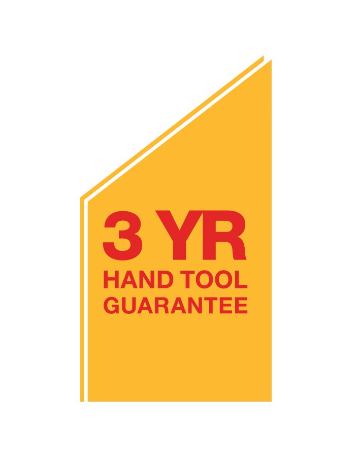 Three year hand tool guarantee